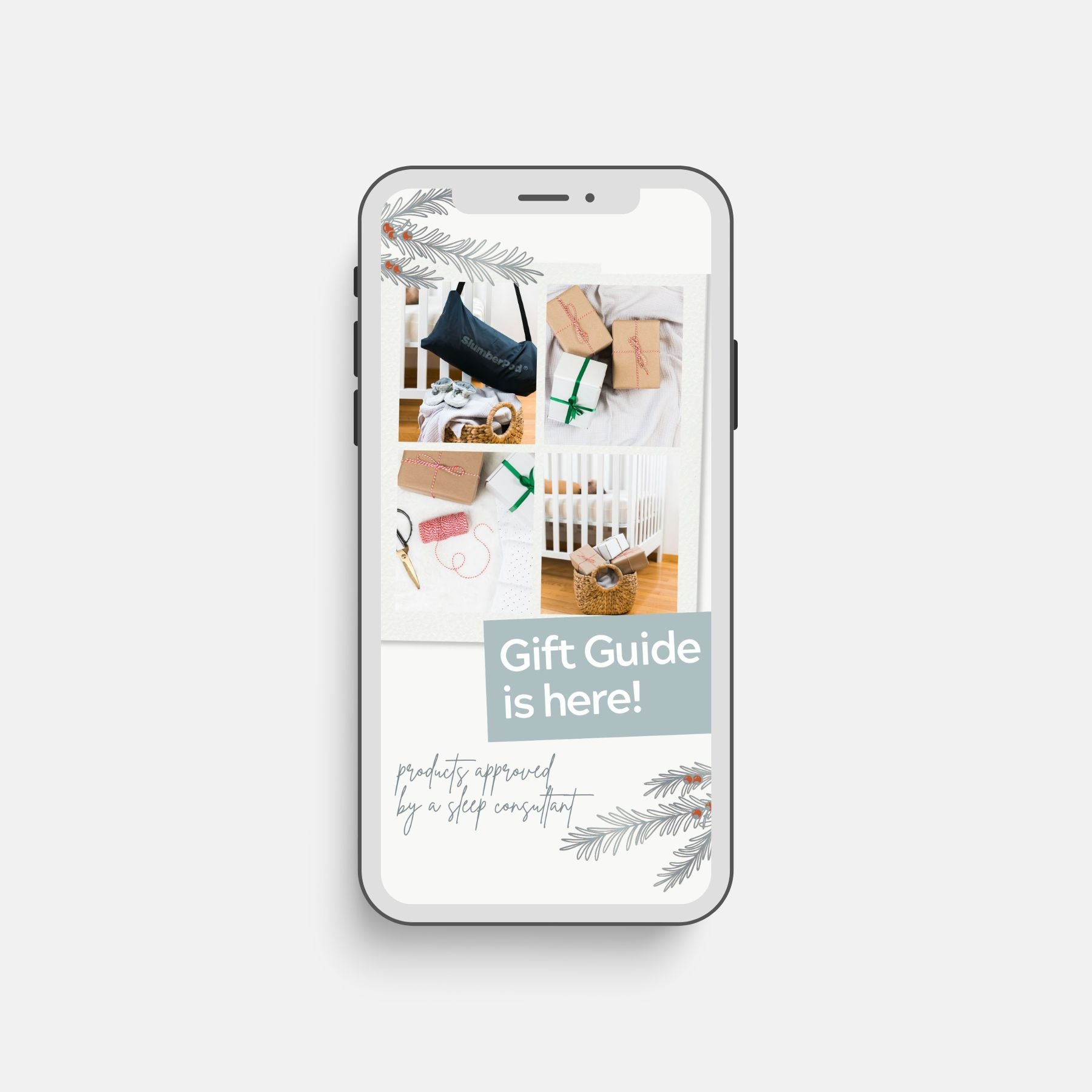 Instagram Post Template - Holiday Gift Guide Stories Promo