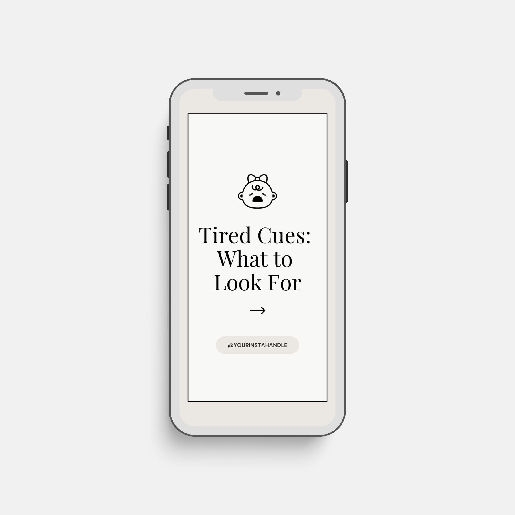 Instagram Video Post Template - Tired Cues for Members