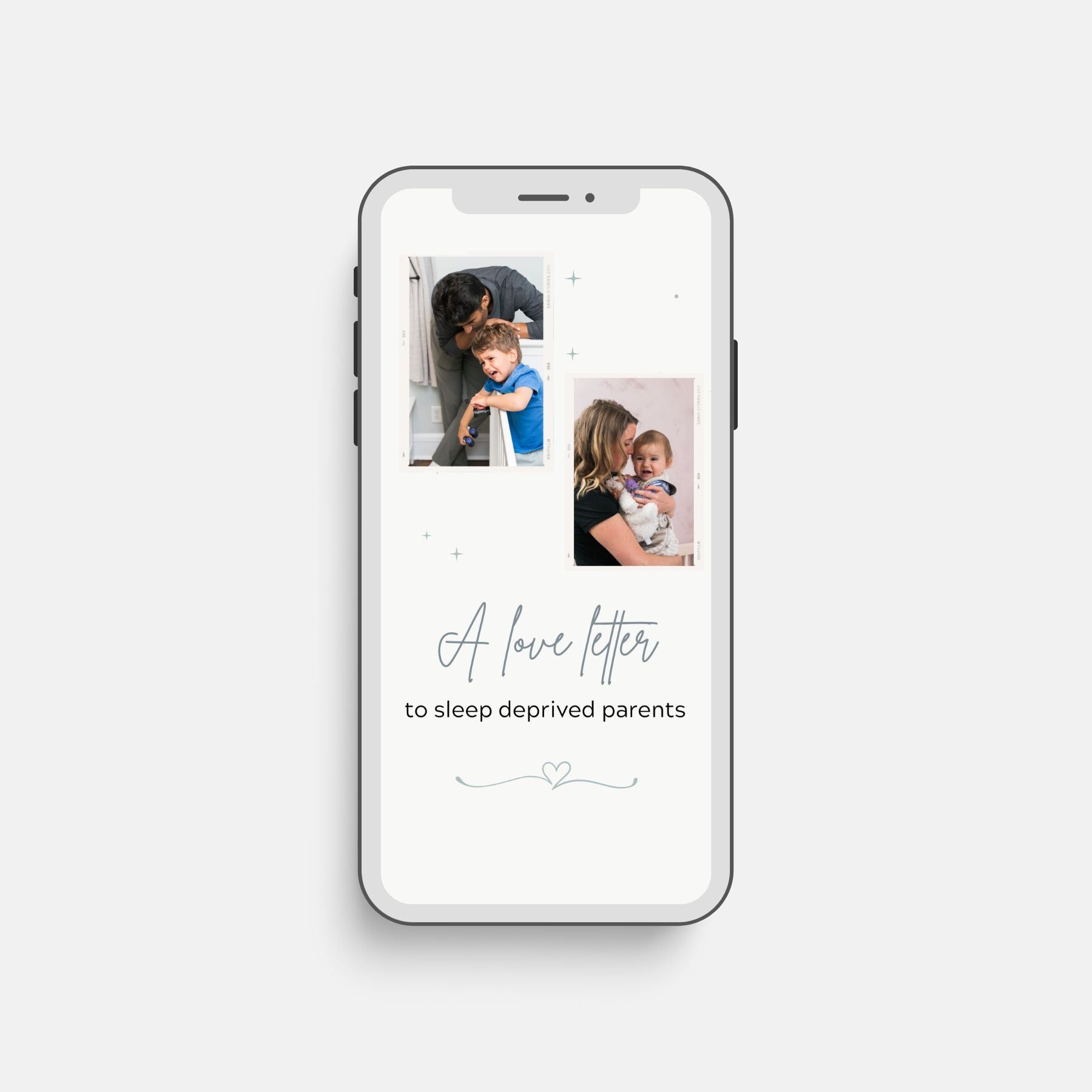 Instagram Story Template - Love Letter to Tired Parents