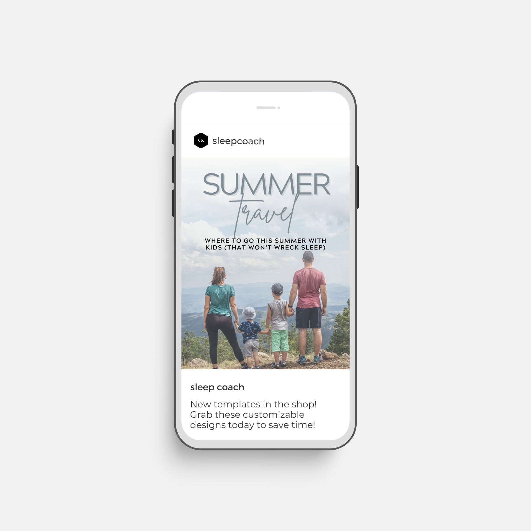 Instagram Post Template - Travel Locations for Quality Sleep