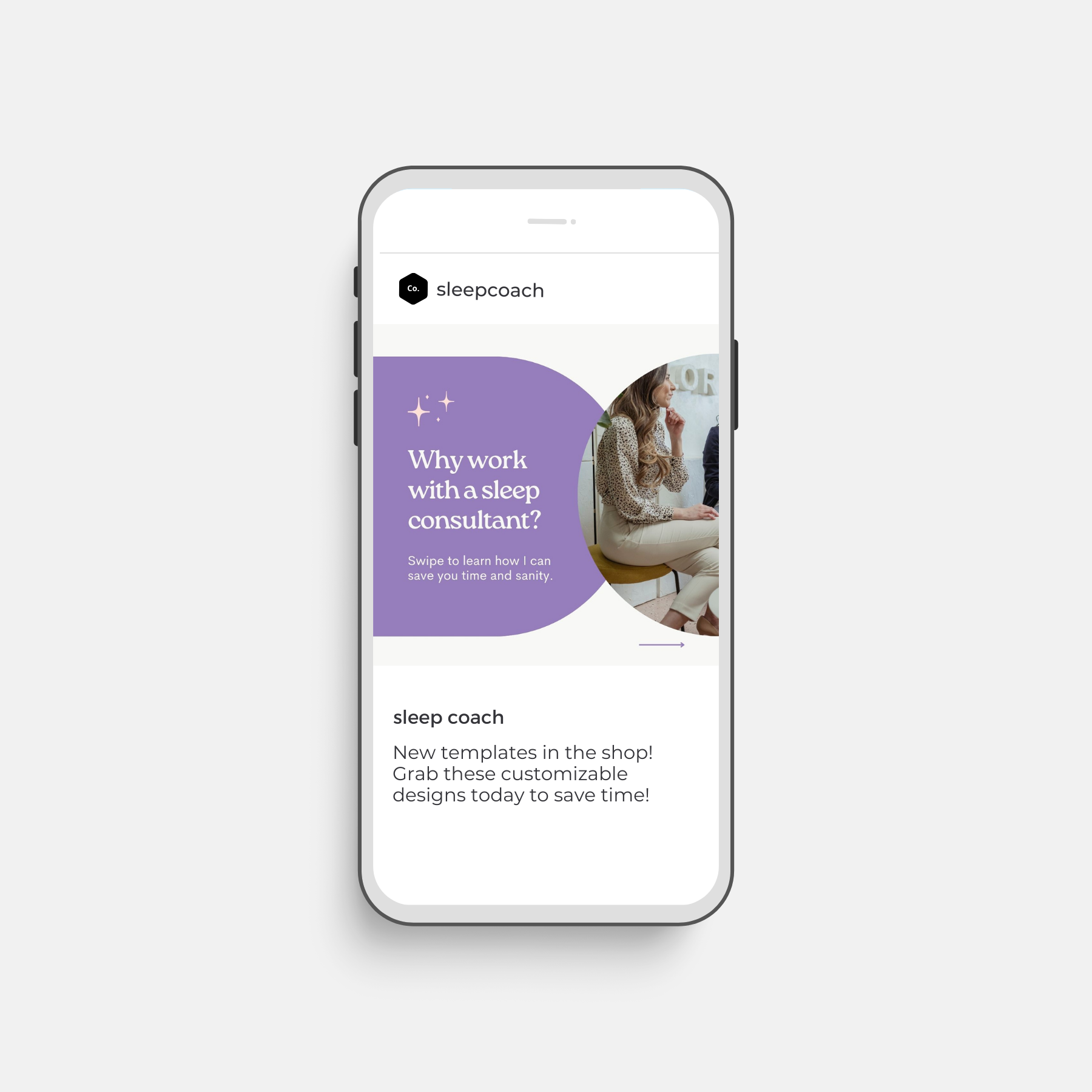 Carousel Post Template - Why Use a Sleep Coach