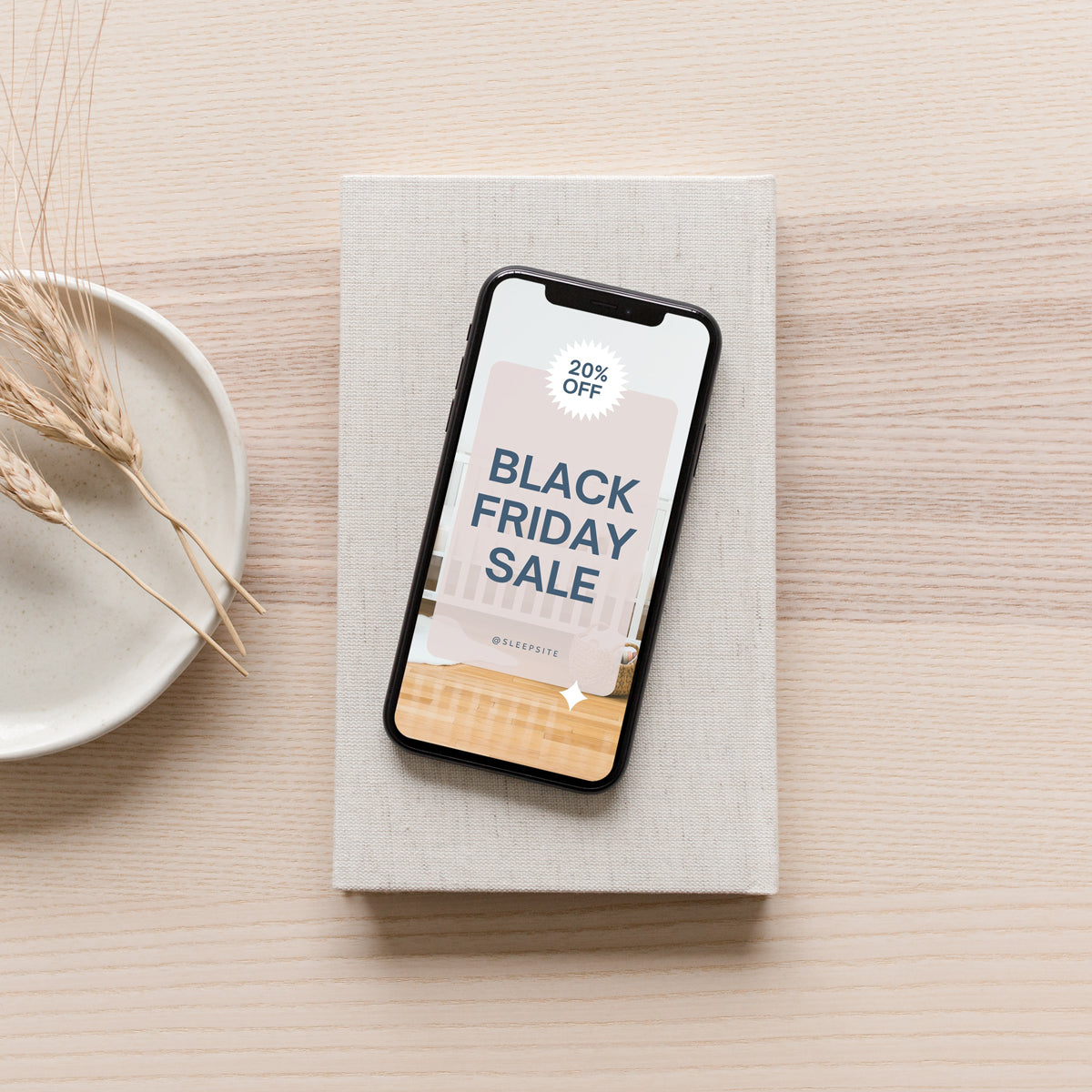 October - Black Friday Deals Instagram Story Canva Template