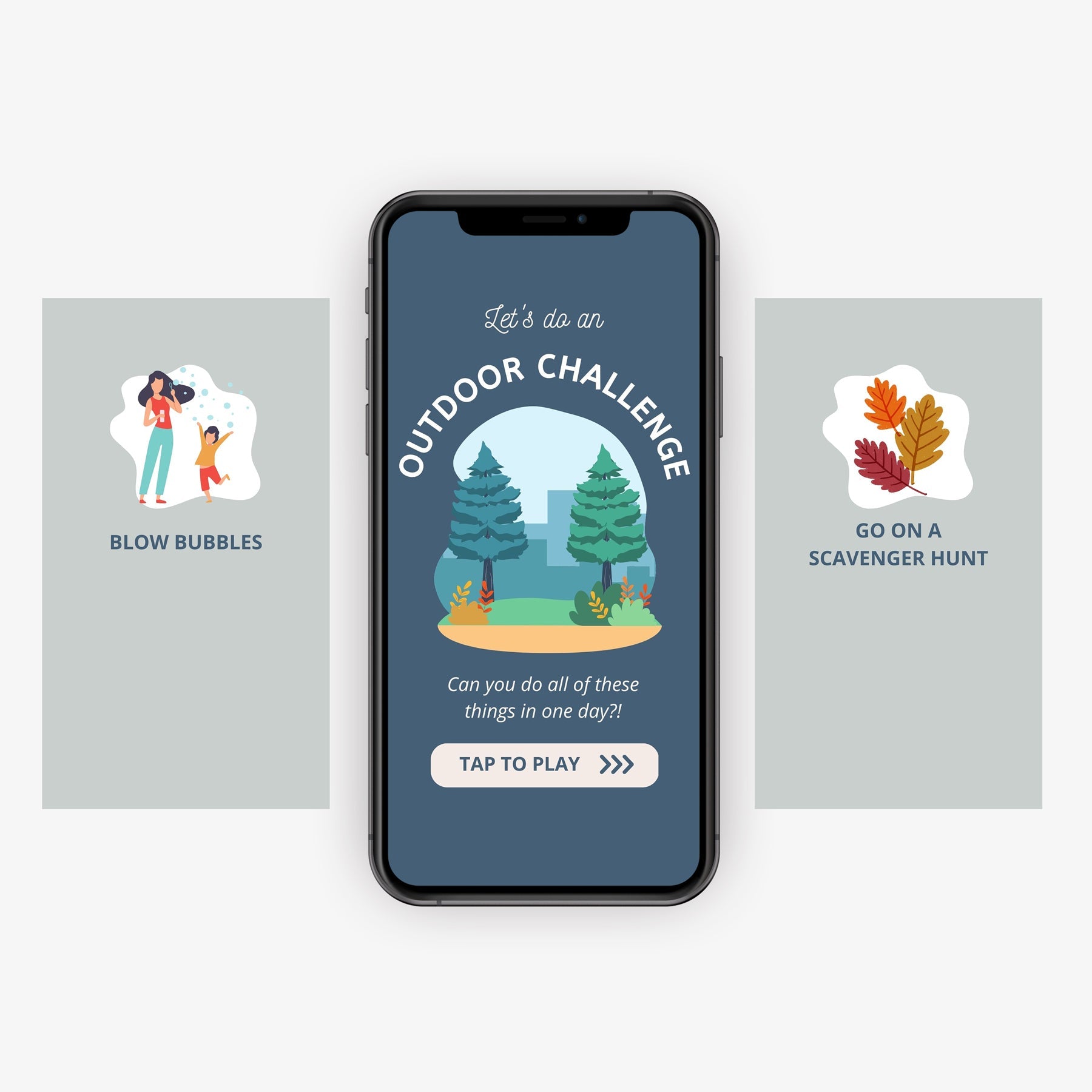 Instagram Stories Template - "Get Outside" Challenge